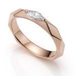 SOLITARIO ORO ROSA Y DIAMANTE