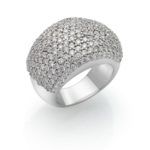 SORTIJA ORO BLANCO Y DIAMANTES