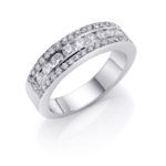 SORTIJA ORO BLANCO Y DIAMANTES