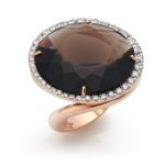 SORTIJA ORO ROSA Y PIEDRAS