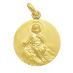 MEDALLA ORO NIÑO ENTRE PAJAS