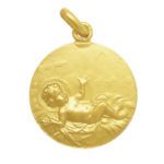 MEDALLA ORO NIÑO ENTRE PAJAS