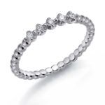 SORTIJA ORO BLANCO Y DIAMANTES