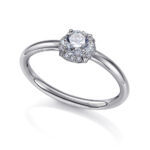 SORTIJA ORO BLANCO Y DIAMANTES