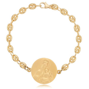 PULSERA ESCAPULARIO ORO