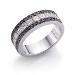 SORTIJA ORO BLANCO Y DIAMANTES